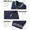 imageTACVASEN Mens Lightweight Jacket Casual Spring Fall Windbreaker Bomber Zip Up Coat With Pocket03navy