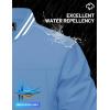 imageTACVASEN Mens Lightweight Jacket Casual Spring Fall Windbreaker Bomber Zip Up Coat With Pocket04light Blue