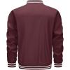 imageTACVASEN Mens Lightweight Jacket Casual Spring Fall Windbreaker Bomber Zip Up Coat With Pocket06red