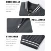 imageTACVASEN Mens Lightweight Jacket Casual Spring Fall Windbreaker Bomber Zip Up Coat With Pocket08grey