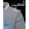 imageTACVASEN Mens Lightweight Jacket Casual Spring Fall Windbreaker Bomber Zip Up Coat With Pocket09light Grey