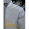 imageTACVASEN Mens Lightweight Jacket Casual Spring Fall Windbreaker Bomber Zip Up Coat With Pocket09light Grey