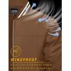 imageTACVASEN Mens Lightweight Jacket Casual Spring Fall Windbreaker Bomber Zip Up Coat With Pocket10brown