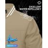 imageTACVASEN Mens Lightweight Jacket Casual Spring Fall Windbreaker Bomber Zip Up Coat With Pocket11khaki