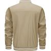 imageTACVASEN Mens Lightweight Jacket Casual Spring Fall Windbreaker Bomber Zip Up Coat With Pocket11khaki