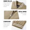 imageTACVASEN Mens Lightweight Jacket Casual Spring Fall Windbreaker Bomber Zip Up Coat With Pocket11khaki
