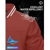 imageTACVASEN Mens Lightweight Jacket Casual Spring Fall Windbreaker Bomber Zip Up Coat With Pocket13orange Red