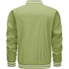 imageTACVASEN Mens Lightweight Jacket Casual Spring Fall Windbreaker Bomber Zip Up Coat With Pocket15olive Green