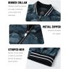 imageTACVASEN Mens Lightweight Jacket Casual Spring Fall Windbreaker Bomber Zip Up Coat With Pocket16c Sea Blue