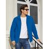 imageTACVASEN Mens Lightweight Windbreaker Full Zip Up Laydown Collar Jackets Light Casual Coat with Zip PocketsBlue Green