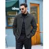 imageTACVASEN Mens Lightweight Windbreaker Full Zip Up Laydown Collar Jackets Light Casual Coat with Zip PocketsDark Gray