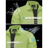 imageTACVASEN Mens Lightweight Windbreaker Full Zip Up Laydown Collar Jackets Light Casual Coat with Zip PocketsOgreen