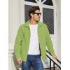 imageTACVASEN Mens Lightweight Windbreaker Full Zip Up Laydown Collar Jackets Light Casual Coat with Zip PocketsOgreen