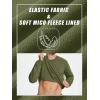 imageTACVASEN Mens Long Sleeve Crewneck Sweatshirt Winter and Fall Casual Warm Sweatshirt Fleece Lined PulloverArmy Green