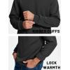 imageTACVASEN Mens Long Sleeve Crewneck Sweatshirt Winter and Fall Casual Warm Sweatshirt Fleece Lined PulloverBlack