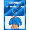 imageTACVASEN Mens Long Sleeve Crewneck Sweatshirt Winter and Fall Casual Warm Sweatshirt Fleece Lined PulloverBlue Green