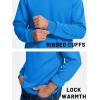 imageTACVASEN Mens Long Sleeve Crewneck Sweatshirt Winter and Fall Casual Warm Sweatshirt Fleece Lined PulloverBlue Green