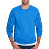 imageTACVASEN Mens Long Sleeve Crewneck Sweatshirt Winter and Fall Casual Warm Sweatshirt Fleece Lined PulloverBlue Green