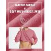 imageTACVASEN Mens Long Sleeve Crewneck Sweatshirt Winter and Fall Casual Warm Sweatshirt Fleece Lined PulloverGrey Pink