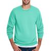 imageTACVASEN Mens Long Sleeve Crewneck Sweatshirt Winter and Fall Casual Warm Sweatshirt Fleece Lined PulloverMint Green