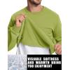 imageTACVASEN Mens Long Sleeve Crewneck Sweatshirt Winter and Fall Casual Warm Sweatshirt Fleece Lined PulloverOlive Green