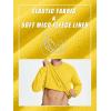 imageTACVASEN Mens Long Sleeve Crewneck Sweatshirt Winter and Fall Casual Warm Sweatshirt Fleece Lined PulloverYellow