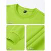 imageTACVASEN Mens Long Sleeve Crewneck Sweatshirt Winter and Fall Casual Warm Sweatshirt Fleece Lined PulloverYellow Green