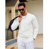 imageTACVASEN Mens Long Sleeve Tee Shirts Cotton Lightweight Casual Pocket Crew Neck Work T Shirts for All Season02white