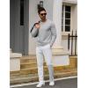 imageTACVASEN Mens Long Sleeve Tee Shirts Cotton Lightweight Casual Pocket Crew Neck Work T Shirts for All Season04light Gray