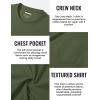 imageTACVASEN Mens Long Sleeve Tee Shirts Cotton Lightweight Casual Pocket Crew Neck Work T Shirts for All Season05armygreen