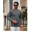 imageTACVASEN Mens Long Sleeve Tee Shirts Cotton Lightweight Casual Pocket Crew Neck Work T Shirts for All Season06dark Gray