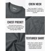 imageTACVASEN Mens Long Sleeve Tee Shirts Cotton Lightweight Casual Pocket Crew Neck Work T Shirts for All Season06dark Gray