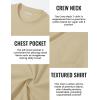imageTACVASEN Mens Long Sleeve Tee Shirts Cotton Lightweight Casual Pocket Crew Neck Work T Shirts for All Season07khaki