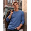 imageTACVASEN Mens Long Sleeve Tee Shirts Cotton Lightweight Casual Pocket Crew Neck Work T Shirts for All Season08gray Blue Gray
