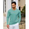 imageTACVASEN Mens Long Sleeve Tee Shirts Cotton Lightweight Casual Pocket Crew Neck Work T Shirts for All Season09graygreen