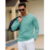 imageTACVASEN Mens Long Sleeve Tee Shirts Cotton Lightweight Casual Pocket Crew Neck Work T Shirts for All Season09graygreen