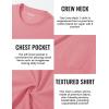 imageTACVASEN Mens Long Sleeve Tee Shirts Cotton Lightweight Casual Pocket Crew Neck Work T Shirts for All Season10graypink