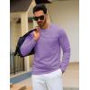 imageTACVASEN Mens Long Sleeve Tee Shirts Cotton Lightweight Casual Pocket Crew Neck Work T Shirts for All Season13light Purple