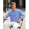 imageTACVASEN Mens Long Sleeve Tee Shirts Cotton Lightweight Casual Pocket Crew Neck Work T Shirts for All Season15blue Gray