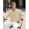 imageTACVASEN Mens Long Sleeve Tee Shirts Cotton Lightweight Casual Pocket Crew Neck Work T Shirts for All Season18lightapricot