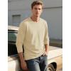 imageTACVASEN Mens Long Sleeve Tee Shirts Cotton Lightweight Casual Pocket Crew Neck Work T Shirts for All Season18lightapricot