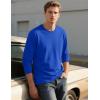 imageTACVASEN Mens Long Sleeve Tee Shirts Cotton Lightweight Casual Pocket Crew Neck Work T Shirts for All Season20colorblue