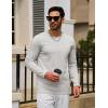 imageTACVASEN Mens Long Sleeve Tee Shirts Cotton Lightweight Casual Pocket Crew Neck Work T Shirts for All Season22beige Gray