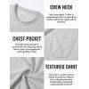 imageTACVASEN Mens Long Sleeve Tee Shirts Cotton Lightweight Casual Pocket Crew Neck Work T Shirts for All Season22beige Gray