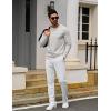 imageTACVASEN Mens Long Sleeve Tee Shirts Cotton Lightweight Casual Pocket Crew Neck Work T Shirts for All Season22beige Gray