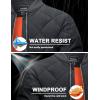 imageTACVASEN Mens Padded Jackets Winter Full Zipper Fleece Outwear Casual Windproof Bomber Varsity CoatDark Grey
