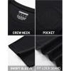 imageTACVASEN Mens Pocket TShirts UPF 50 Short Sleeve Tshirts Mositure Wicking Lightweight Casual Shirt Summer Cooling Tee01 Black