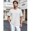 imageTACVASEN Mens Pocket TShirts UPF 50 Short Sleeve Tshirts Mositure Wicking Lightweight Casual Shirt Summer Cooling Tee02 White