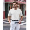 imageTACVASEN Mens Pocket TShirts UPF 50 Short Sleeve Tshirts Mositure Wicking Lightweight Casual Shirt Summer Cooling Tee02 White