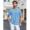 imageTACVASEN Mens Pocket TShirts UPF 50 Short Sleeve Tshirts Mositure Wicking Lightweight Casual Shirt Summer Cooling Tee04 Sky Blue